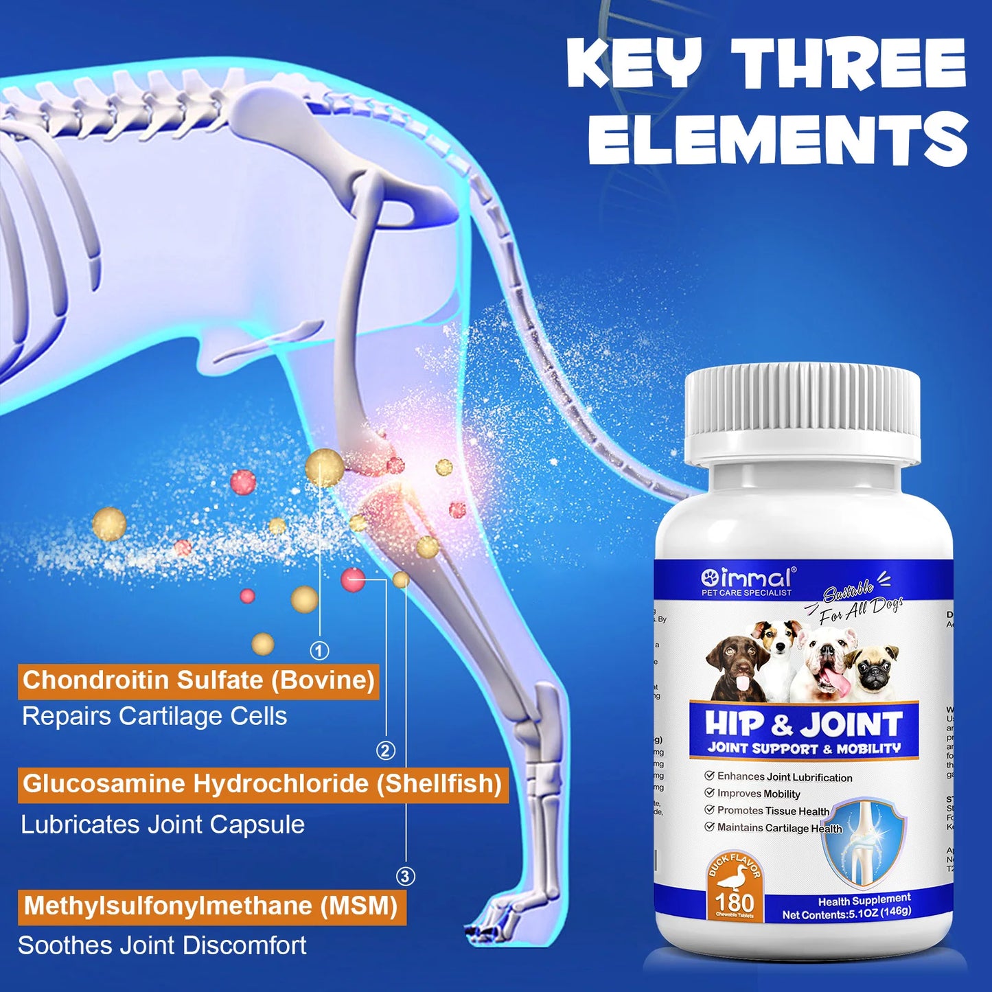 Hip & Joint Support 180 Chews