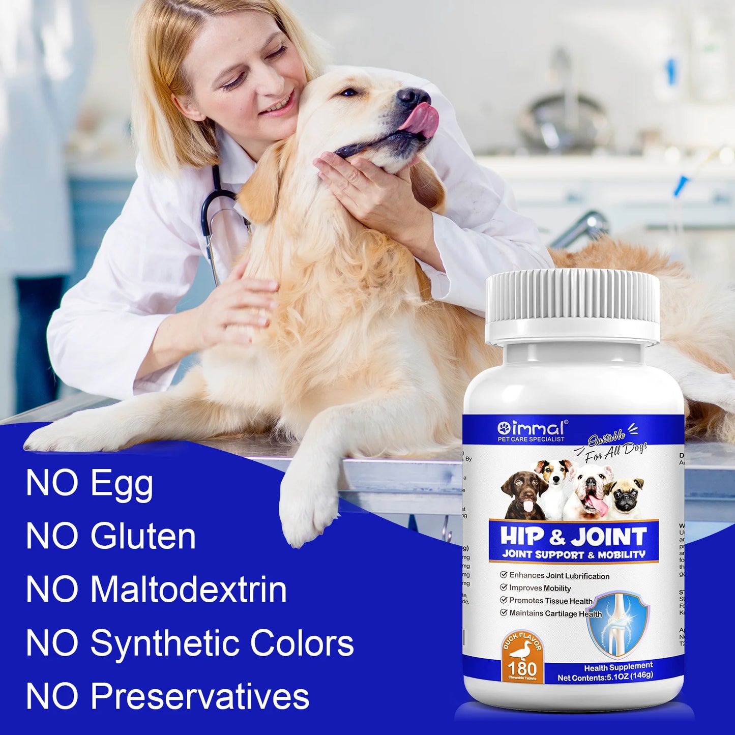 Hip & Joint Support 180 Chews