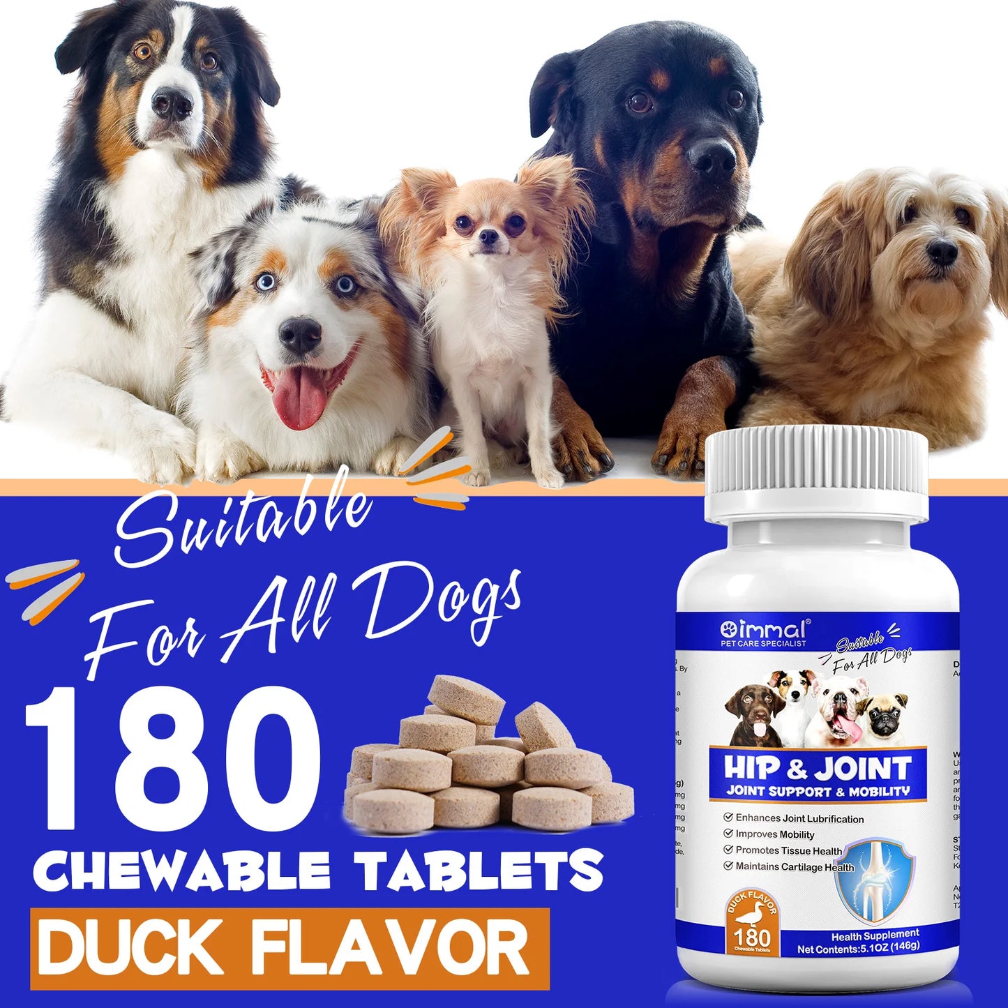 Hip & Joint Support 180 Chews