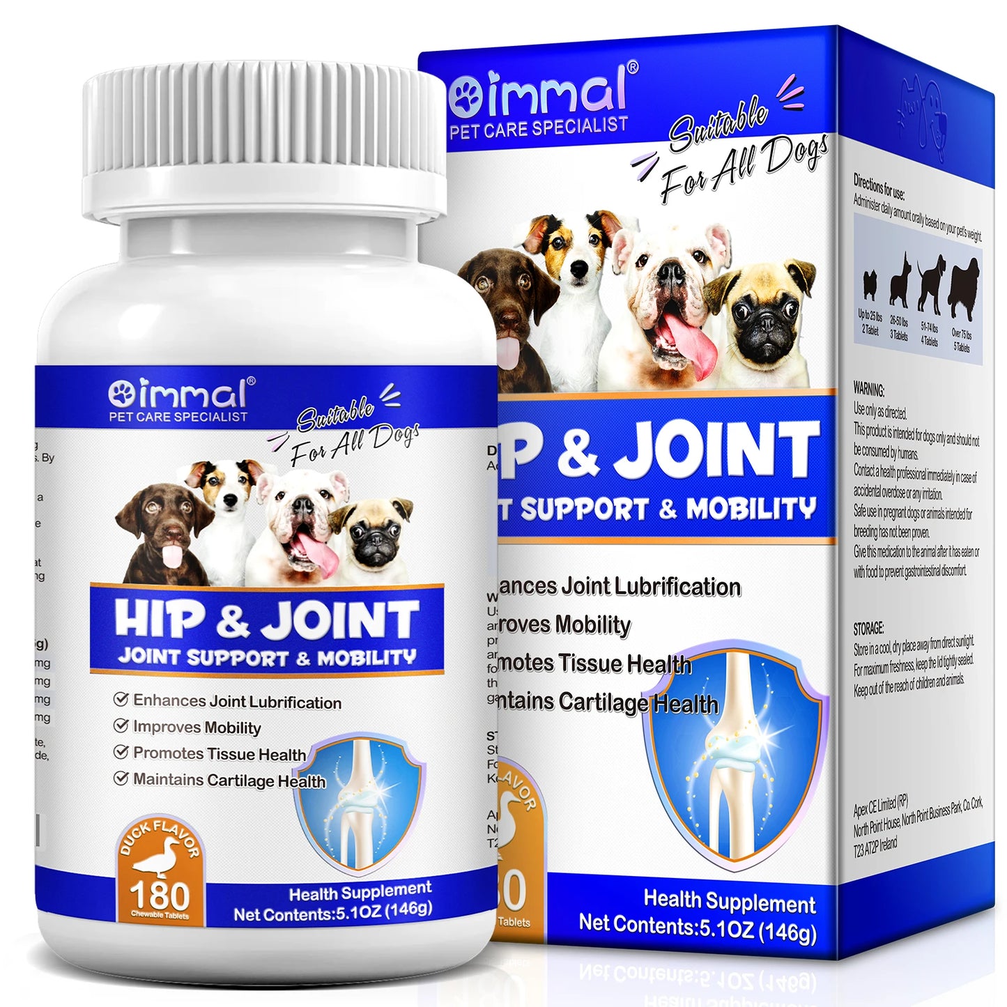 Hip & Joint Support 180 Chews