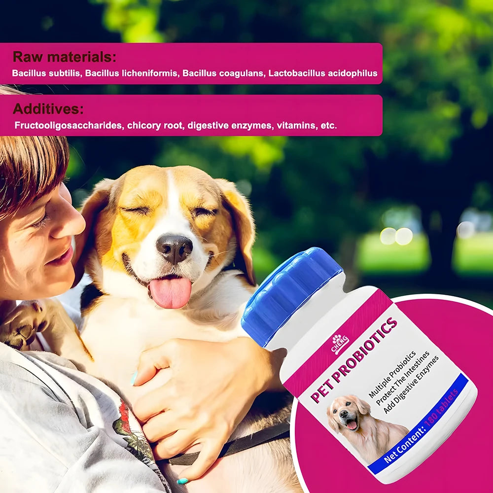 Pet Digestive Health Probiotic 180 Tablets